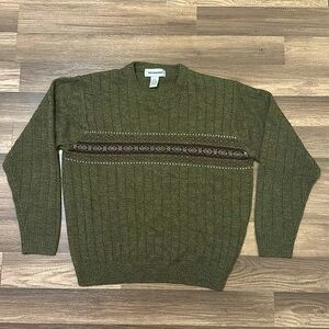 Vintage 90s Acrylic Pattern Sweatshirt